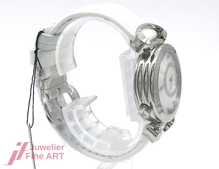Uhr Korloff Paris Voyageur LR1/4 Wendeuhr Quarz-Edelstahl Diamanten 32 mm