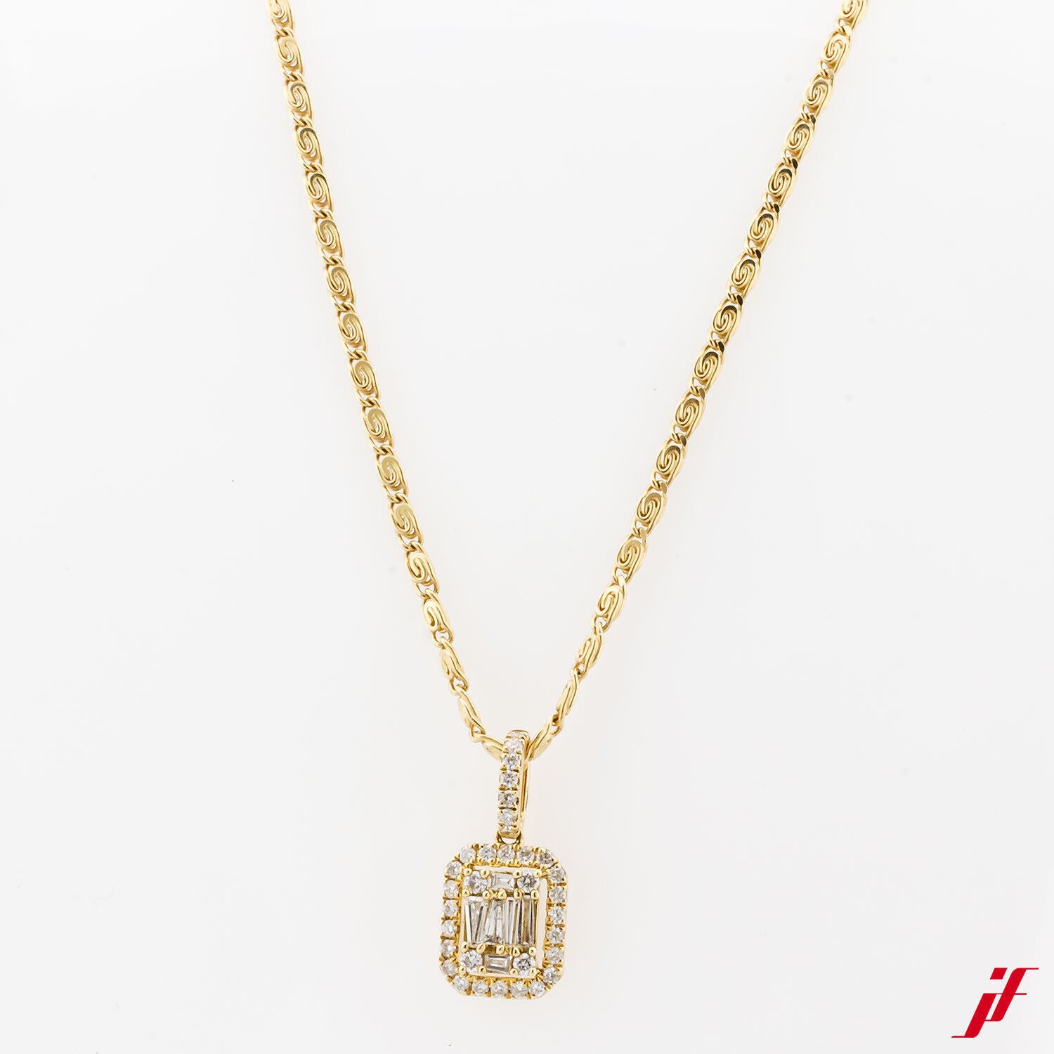 Anhänger 18K Gelbgold Diamantbesatz zus. 0,43 ct G/vs1 Neuware Keine Kette