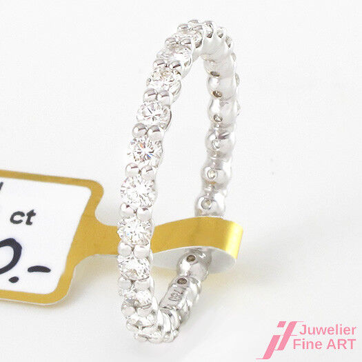 MEMOIRE 750/18K WG - 26 Brillanten gesamt 1,21ct H/VSI - Gr. 55 - 2,0 g