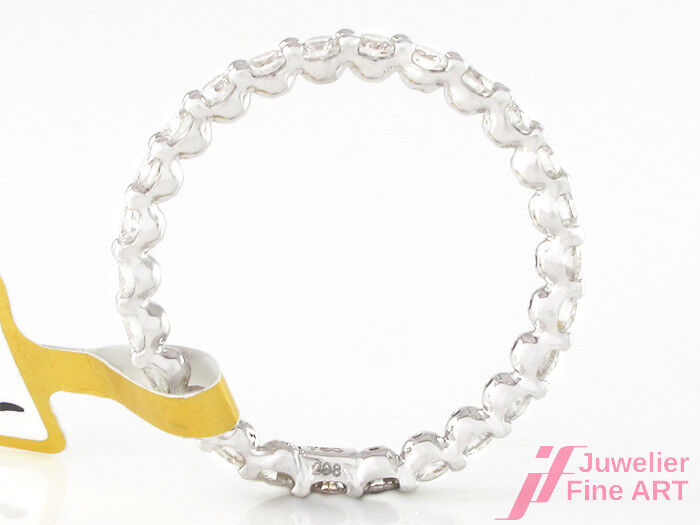 MEMOIRE 750/18K WG - 26 Brillanten gesamt 1,21ct H/VSI - Gr. 55 - 2,0 g