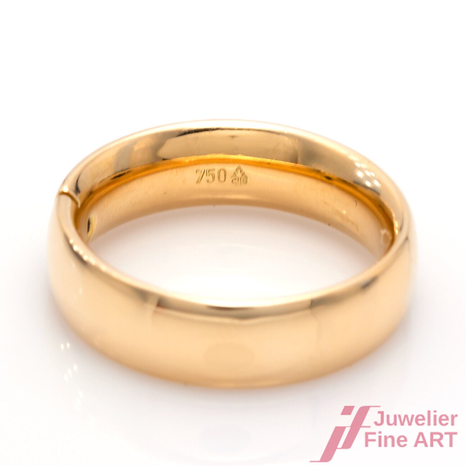 CB Solitärring - 18K Gelbgold - 1 Brillant ca. 0.105 ct TW/si - 8,7 g - Gr. 51