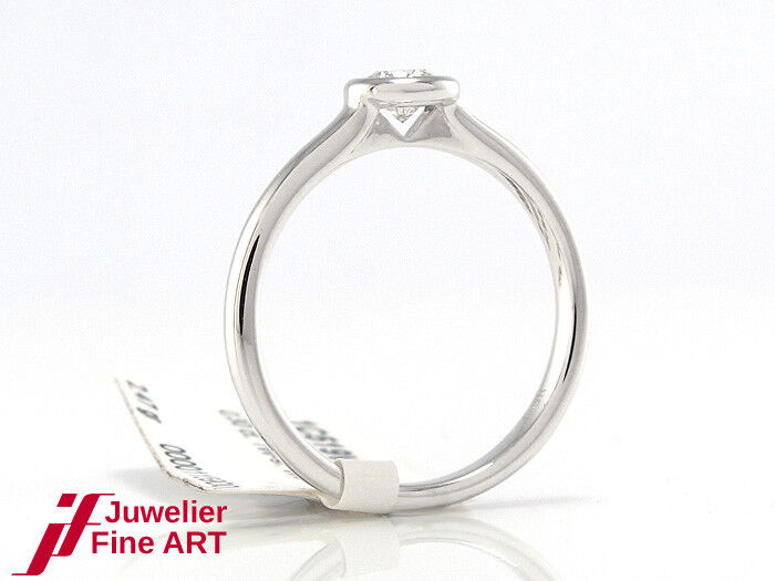 Diamant-Solitärring 0,30 ct TW-SI - 585/14K Weißgold - 2,6 g - Gr. 54 - NEU!