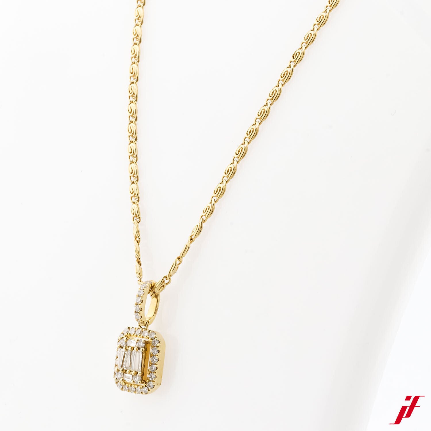 Anhänger 18K Gelbgold Diamantbesatz zus. 0,43 ct G/vs1 Neuware Keine Kette