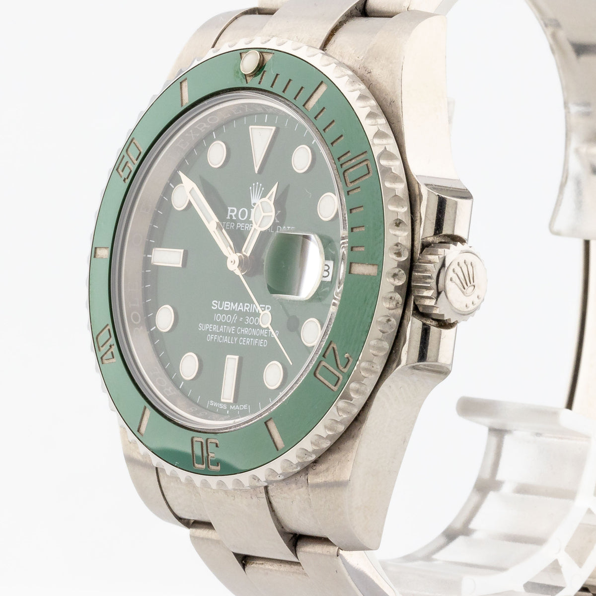 Rolex Submariner Date Hulk 116610LV Fullset 2019 GEBRAUCHT AK28046
