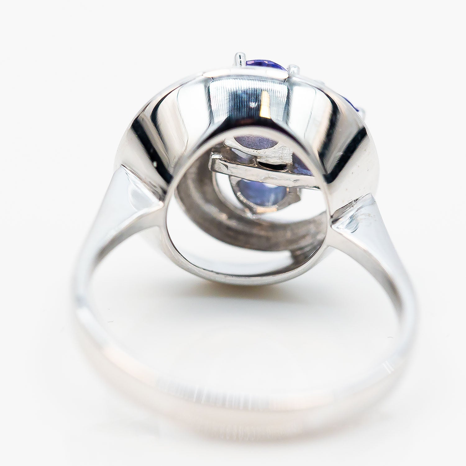 Ring 585/14K Weißgold Tansanit 0,8ct Gr.60 - Wert 1.800€