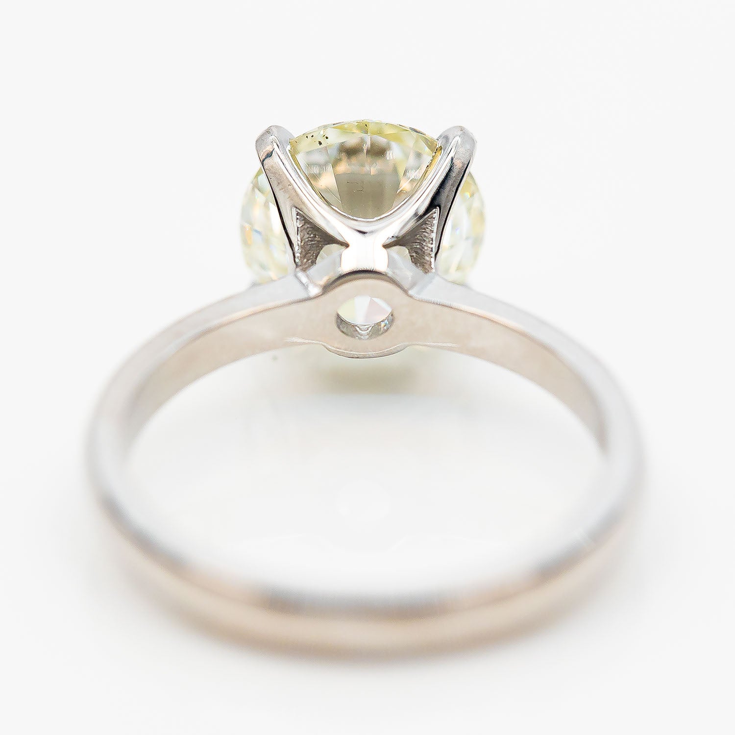 Solitär Ring 750/18K Weißgold Diamant 3,05ct K/SI Gr.55 HRD - Wert 60.000€