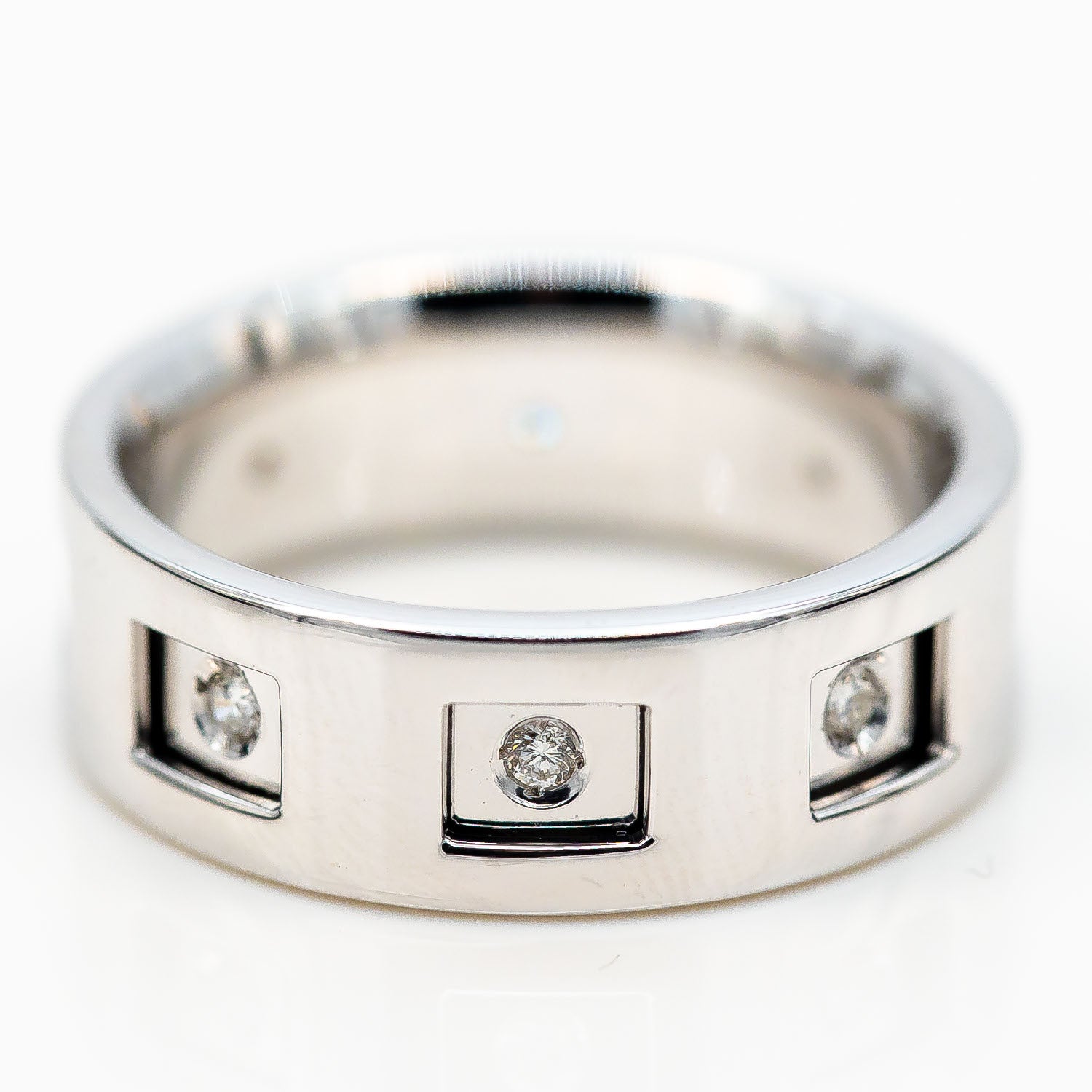 Ring 750/18K Weißgold Diamant 0,40ct W/SI Gr.63 - Wert 4.000€