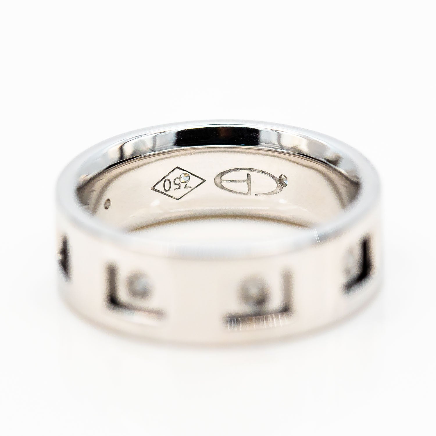 Ring 750/18K Weißgold Diamant 0,40ct W/SI Gr.63 - Wert 4.000€