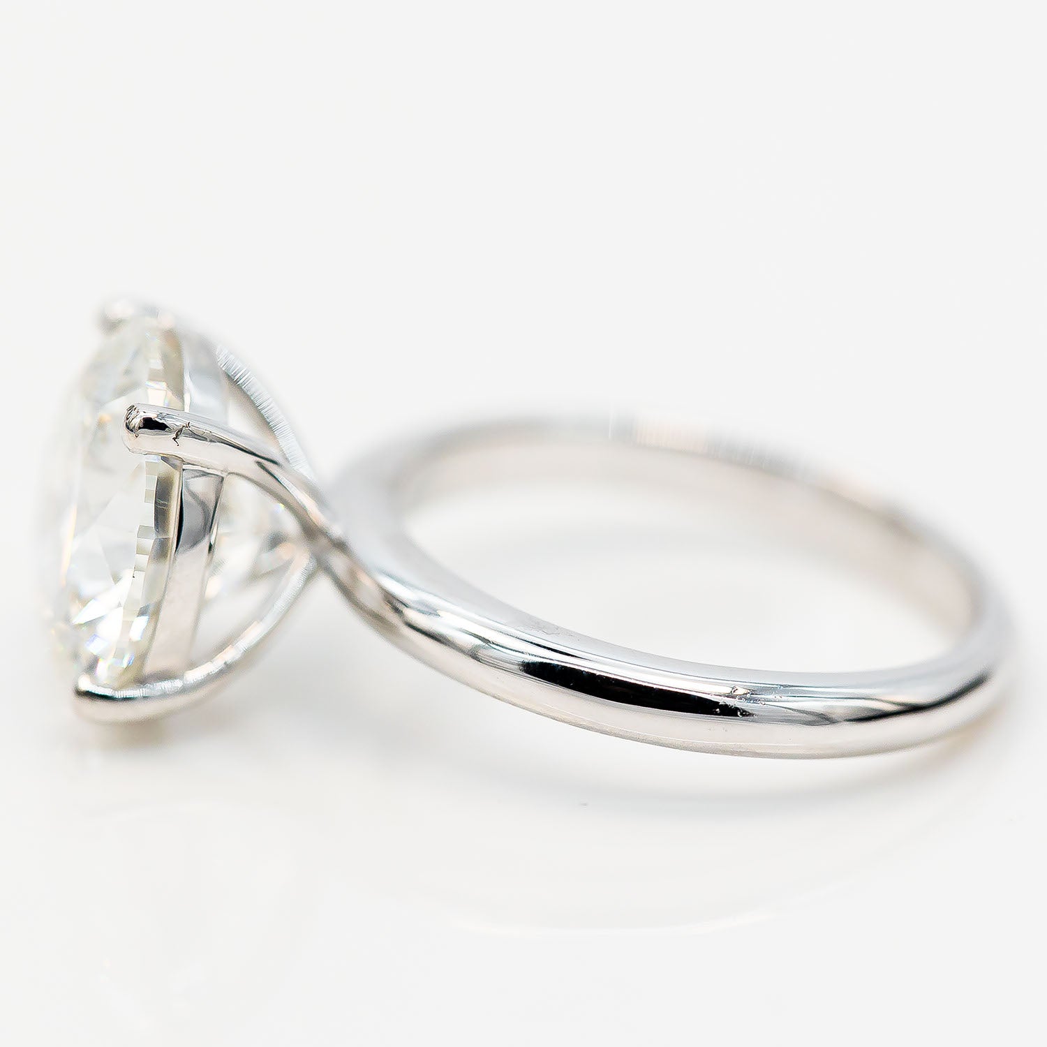 Ring 750/18K Weißgold CVD Diamant 6,0ct E/VS1 Gr.55 - Wert 12.000€