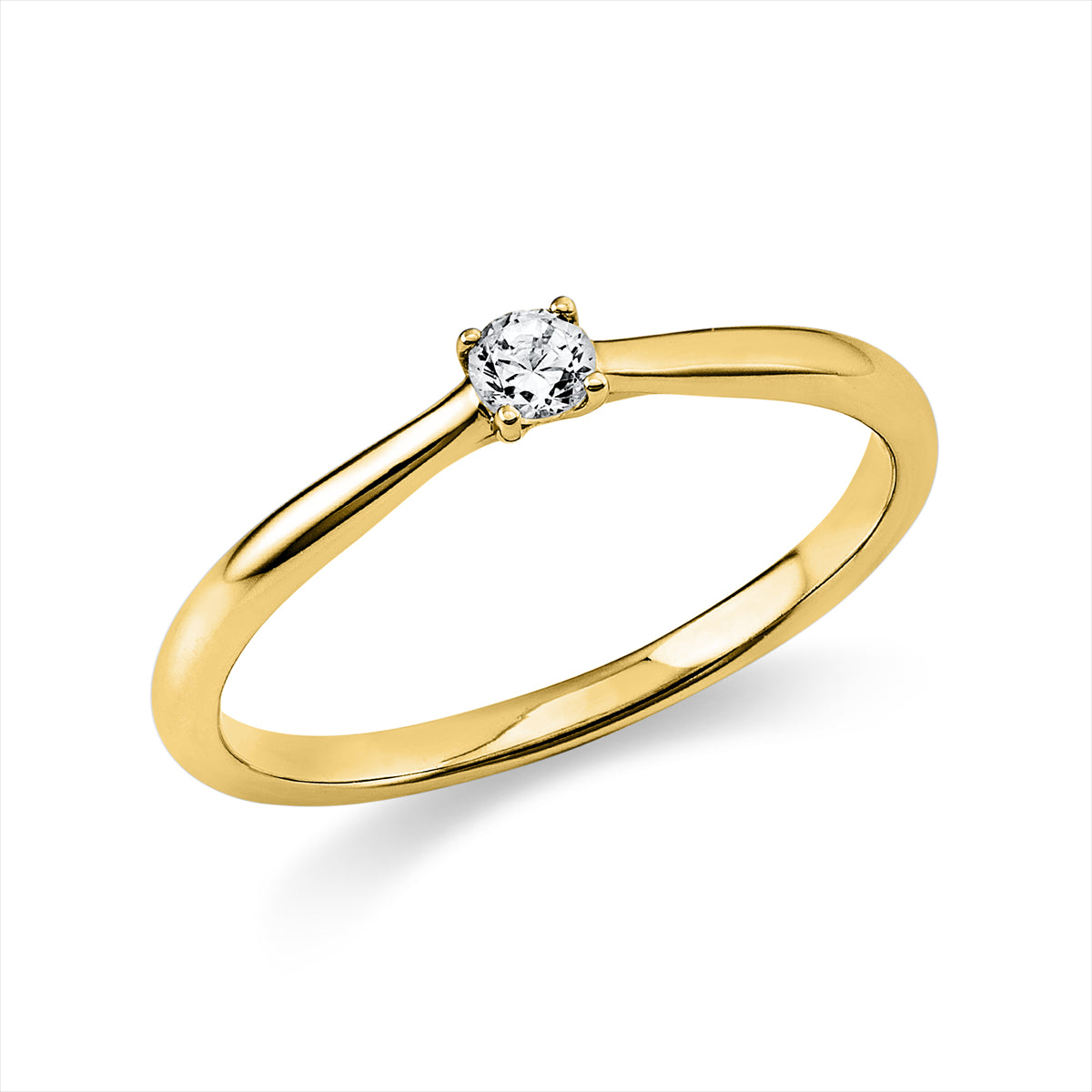 Solitaire Ring 0,1ct