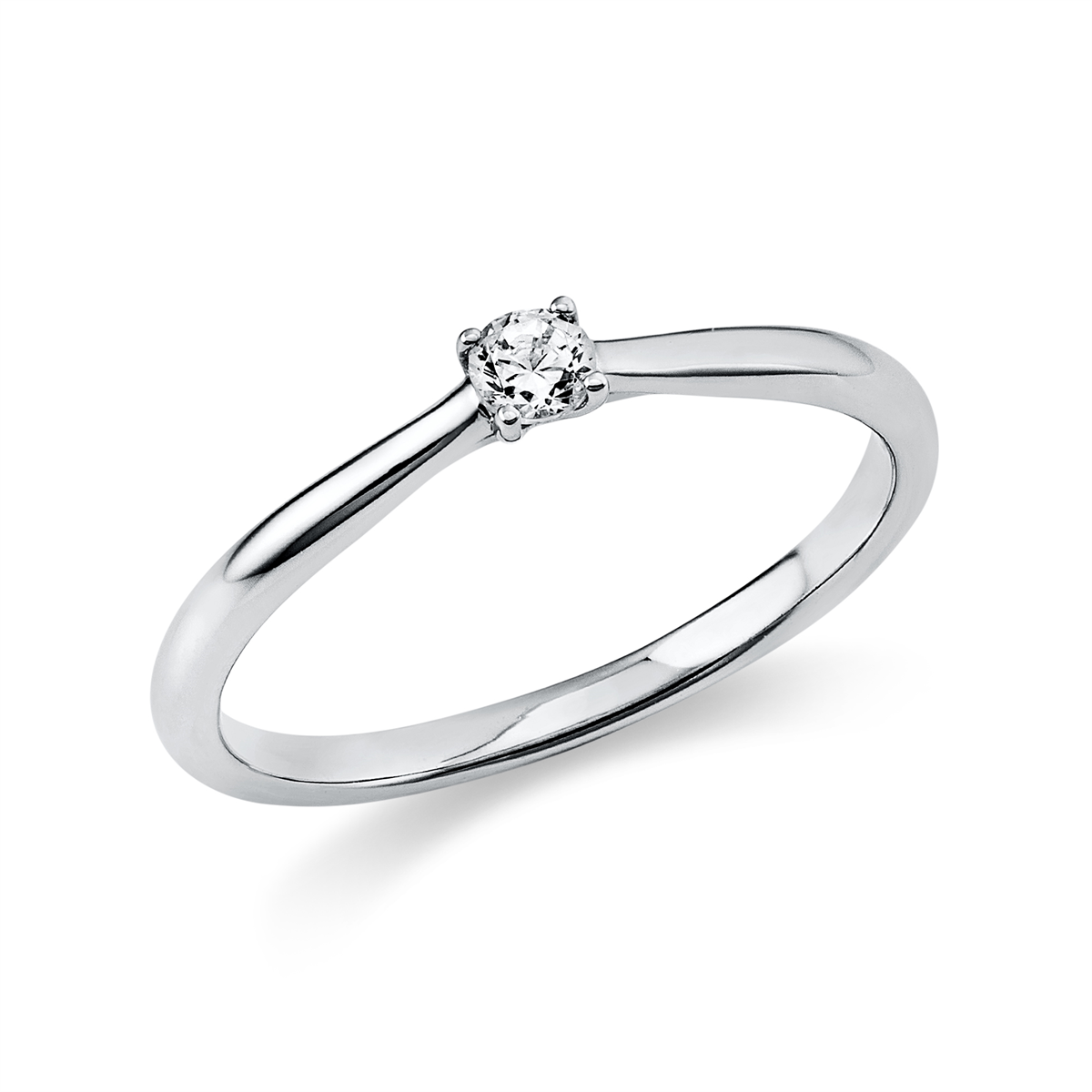 Solitaire Ring 0,1ct