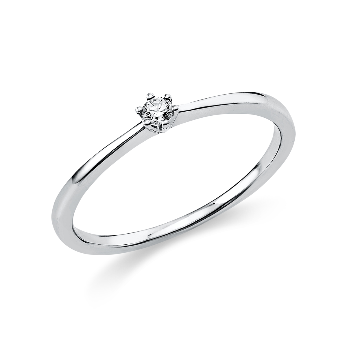 Solitaire Ring 0,05ct