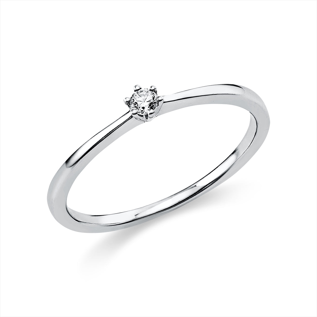 Solitaire Ring 0,05ct