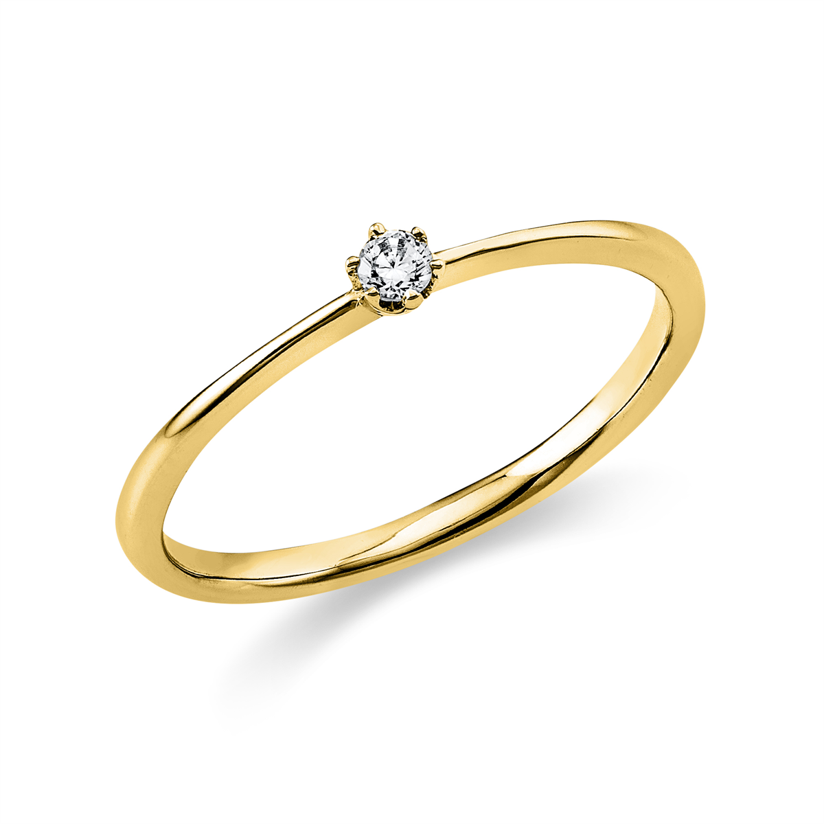 Solitaire Ring 0,05ct