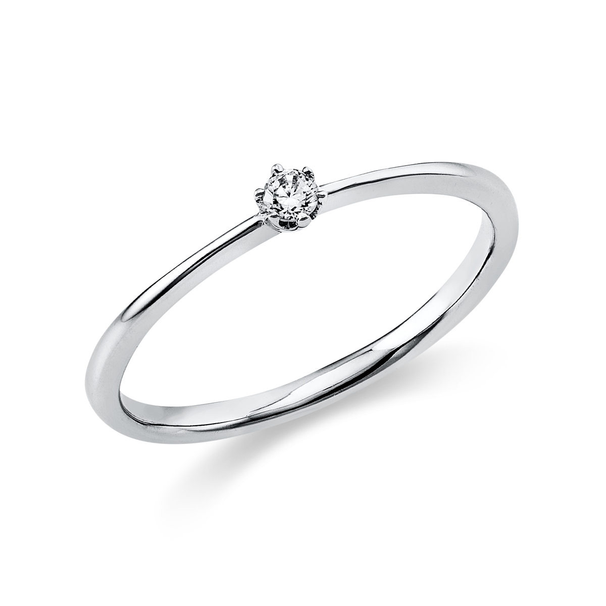 Solitaire Ring 0,05ct