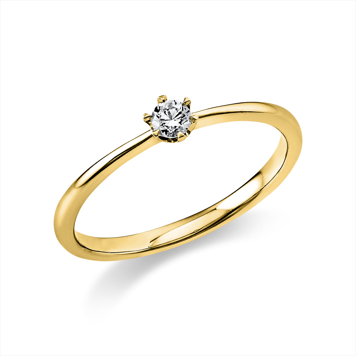 Solitaire Ring 0,1ct