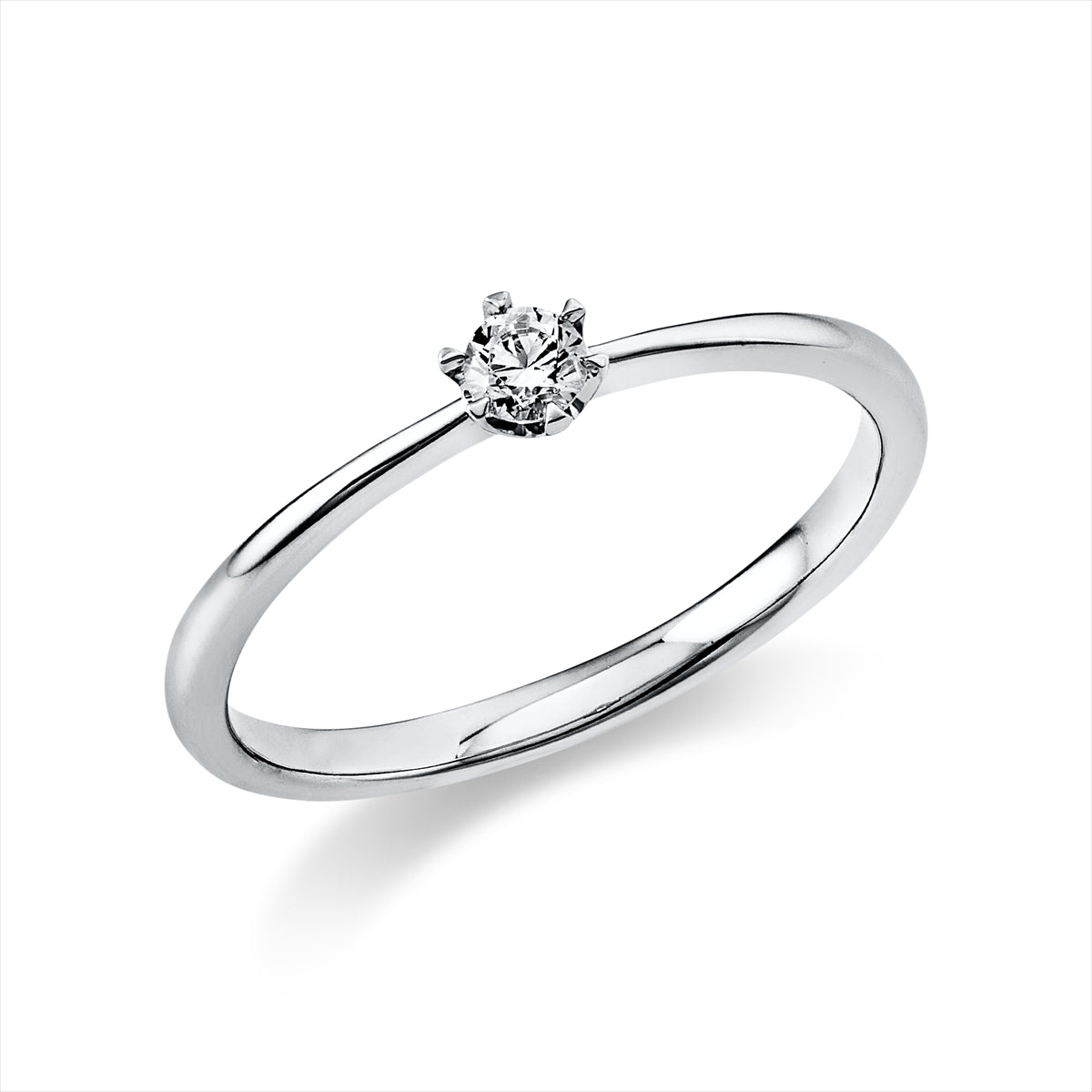 Solitaire Ring 0,1ct