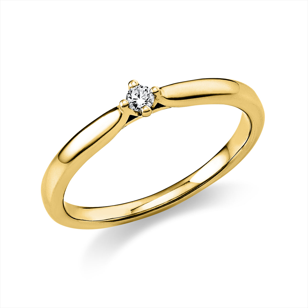 Solitaire Ring 0,05ct