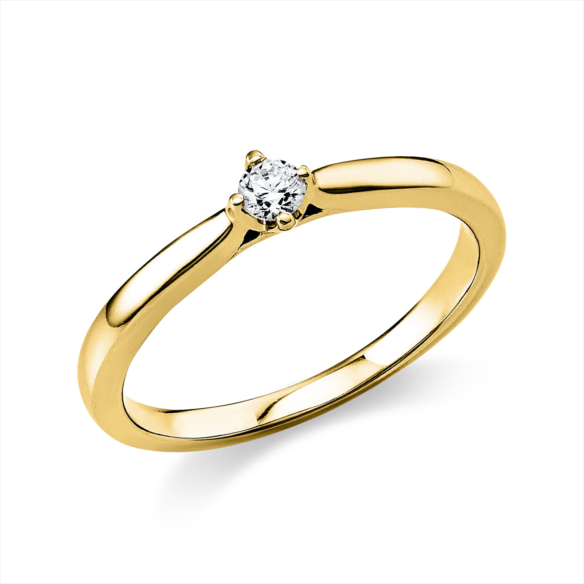 Solitaire Ring 0,1ct