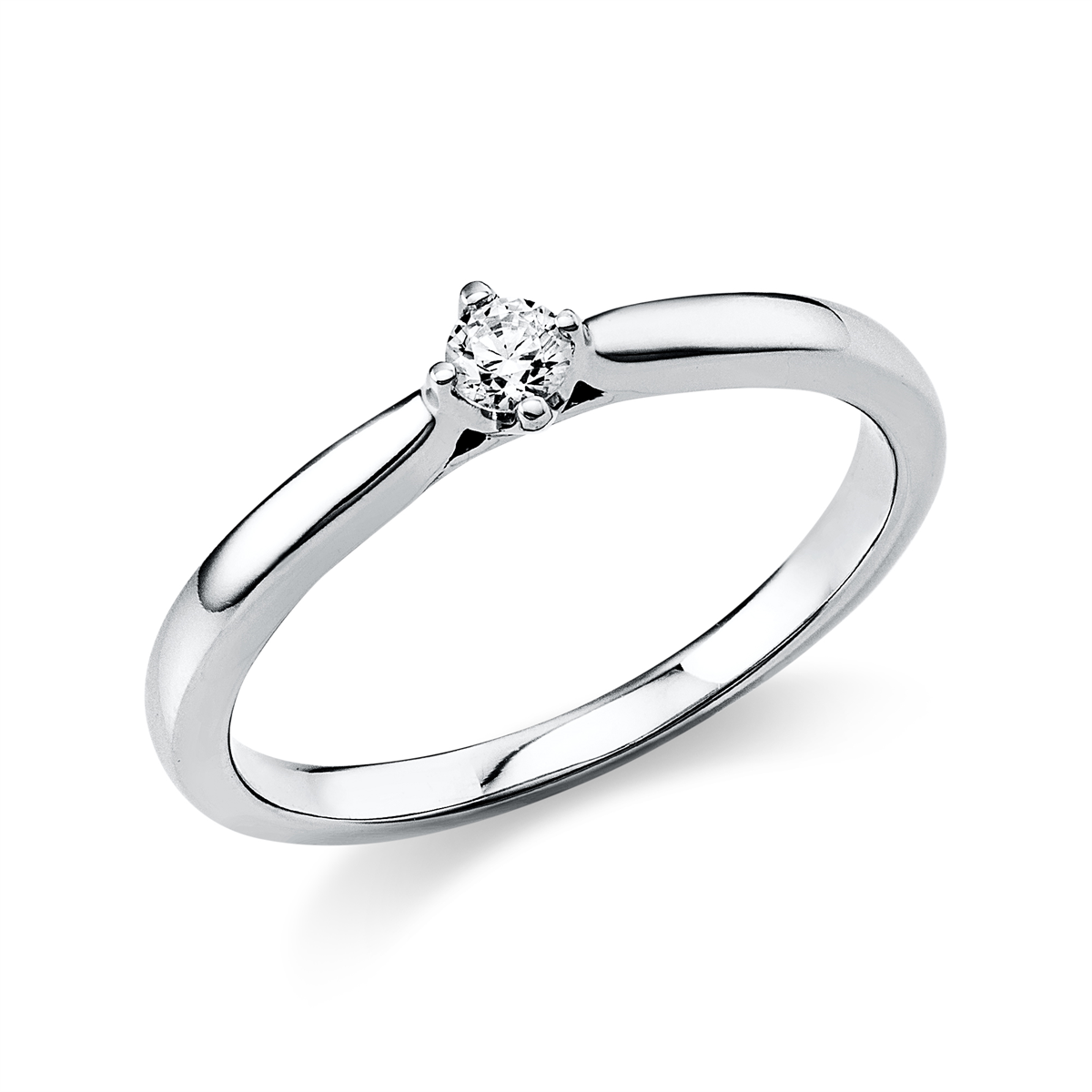 Solitaire Ring 0,1ct
