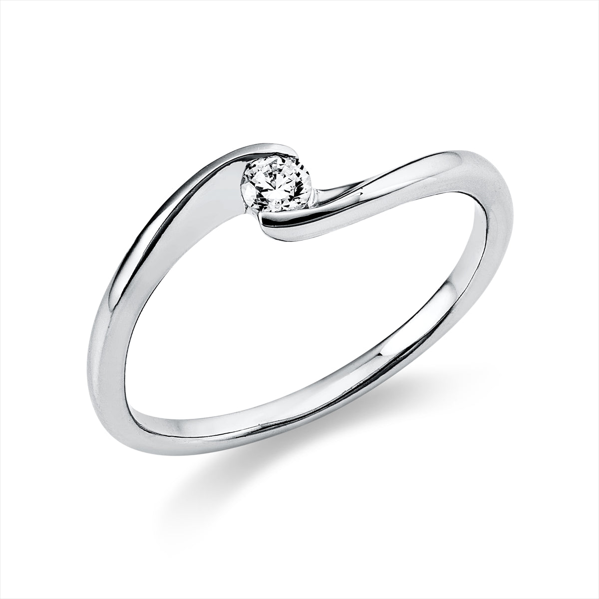Solitaire Ring 0,1ct