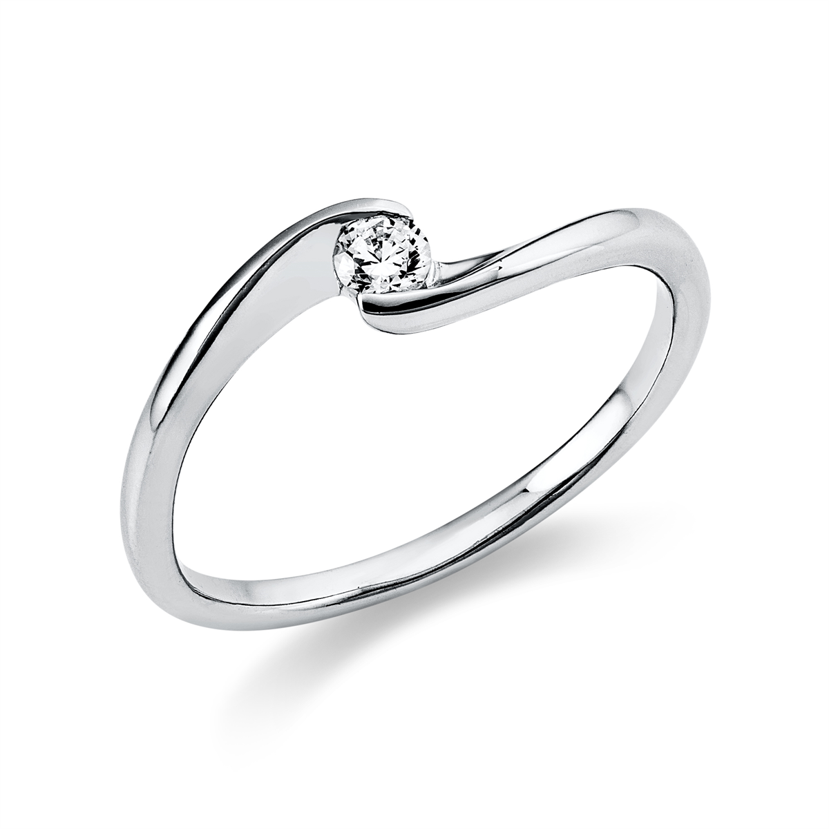 Solitaire Ring 0,1ct
