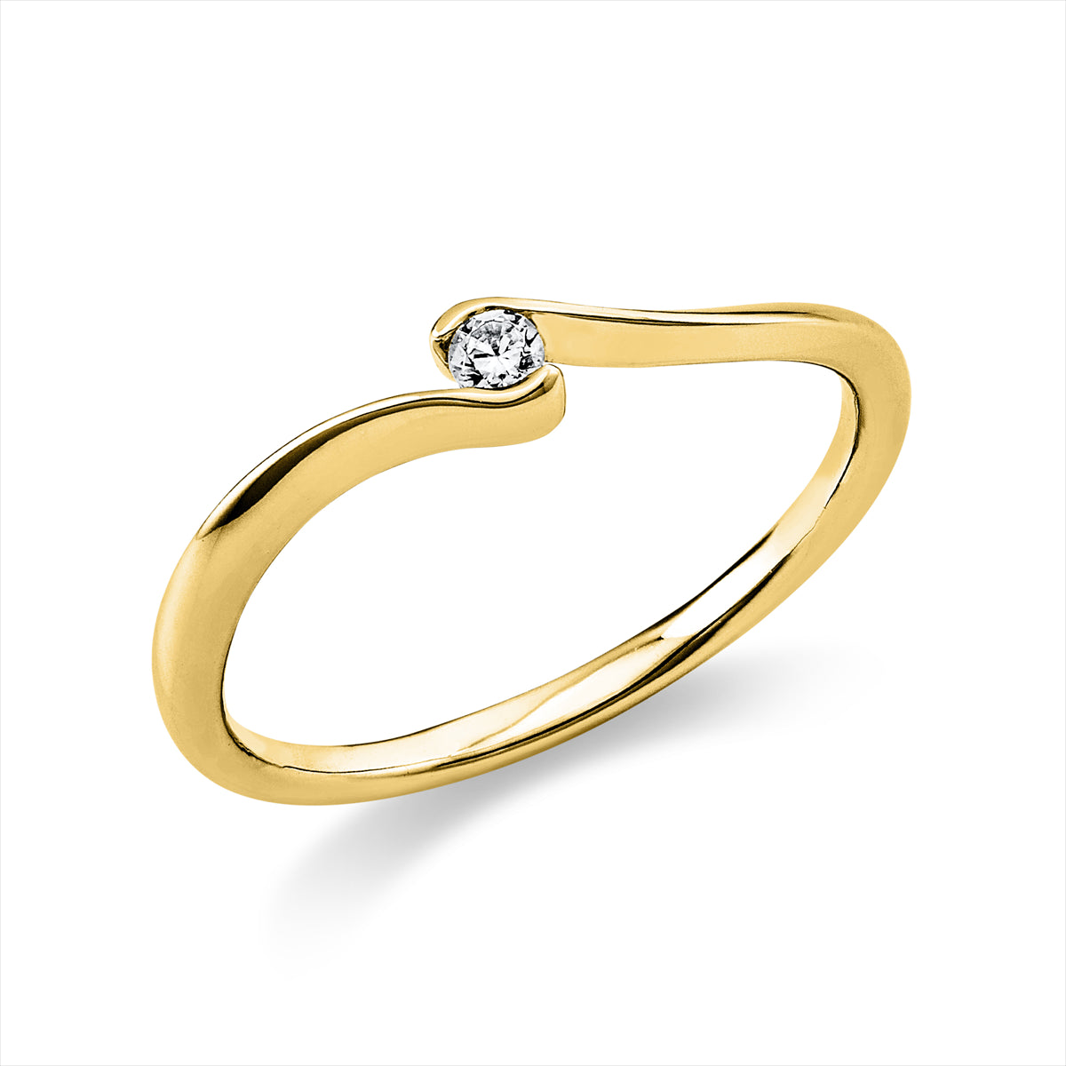Solitaire Ring 0,05ct