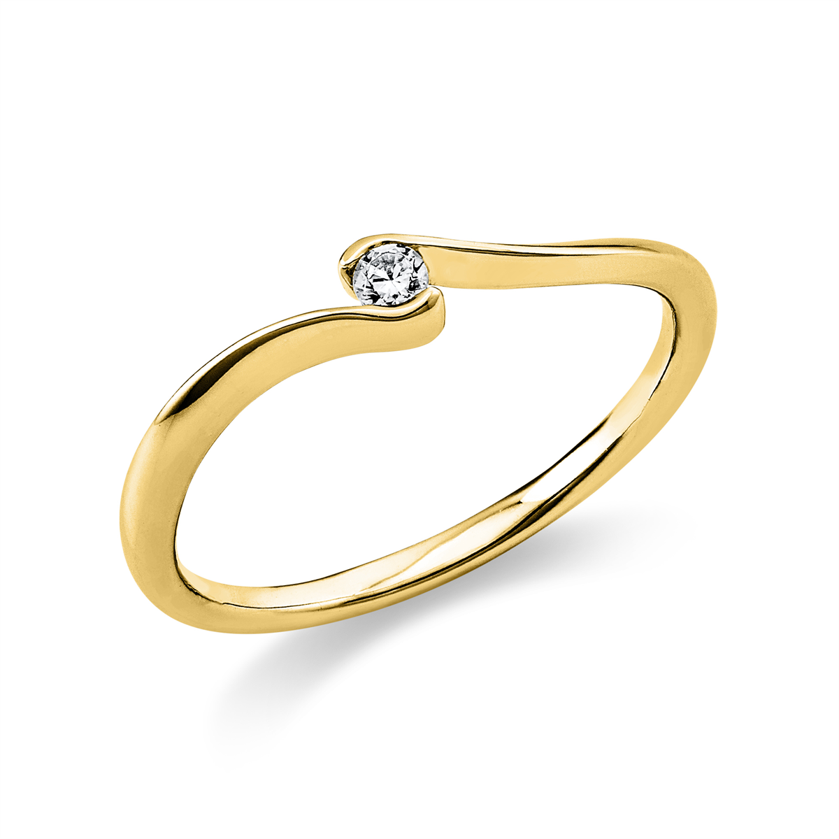 Solitaire Ring 0,05ct