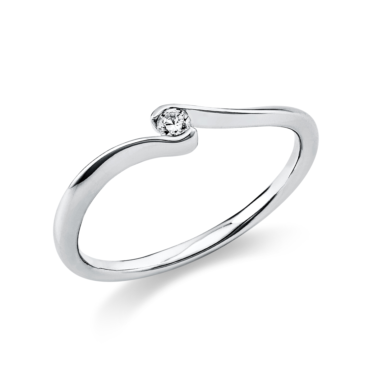 Solitaire Ring 0,05ct