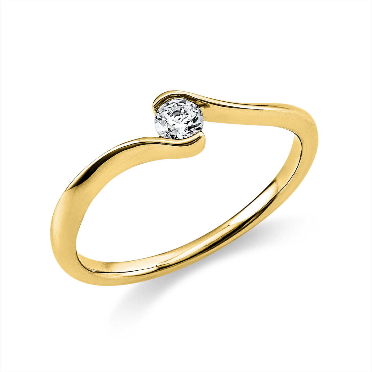 Solitaire Ring 0,15ct