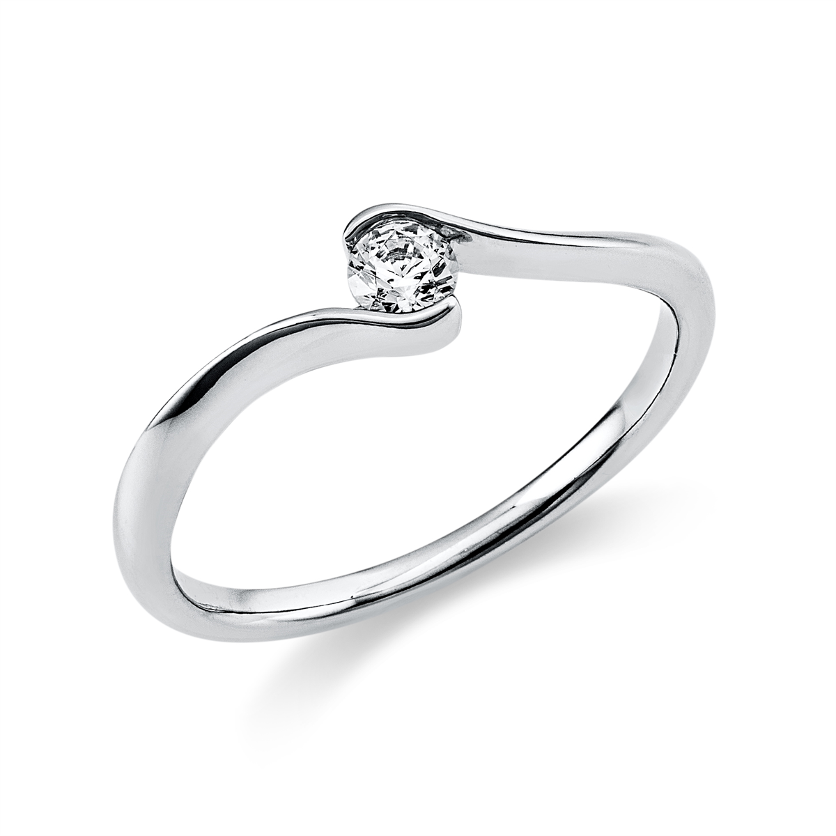 Solitaire Ring 0,15ct
