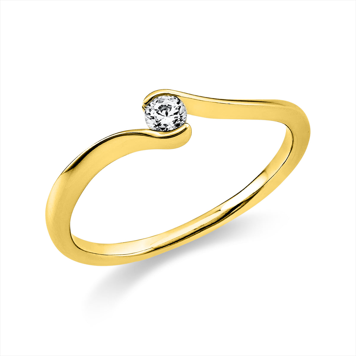 Solitaire Ring 0,1ct
