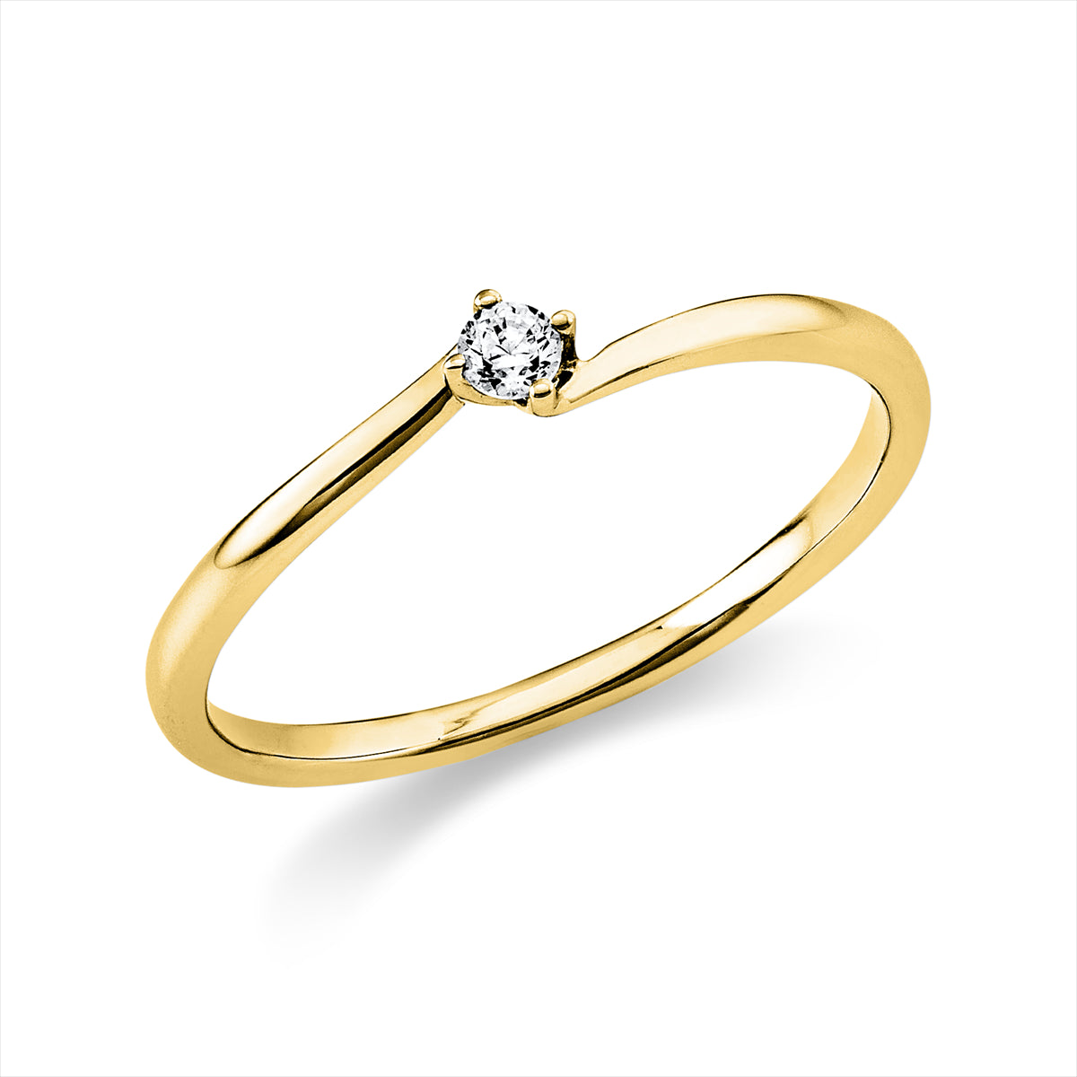 Solitaire Ring 0,05ct