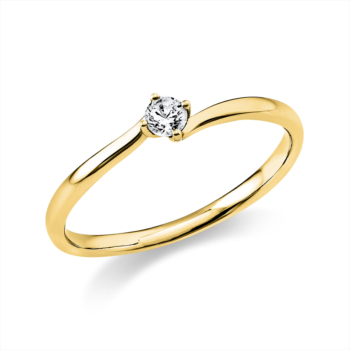 Solitaire Ring 0,1ct