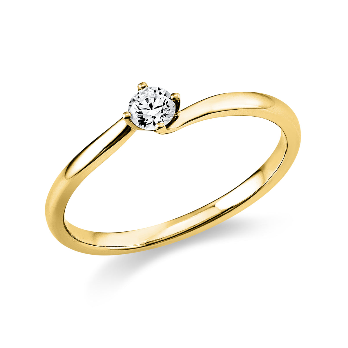 Solitaire Ring 0,15ct