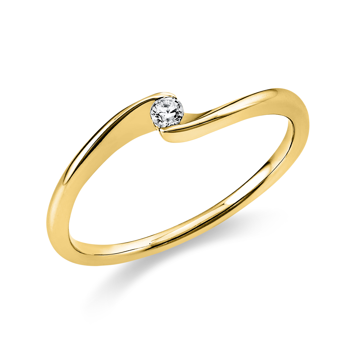 Solitaire Ring 0,05ct