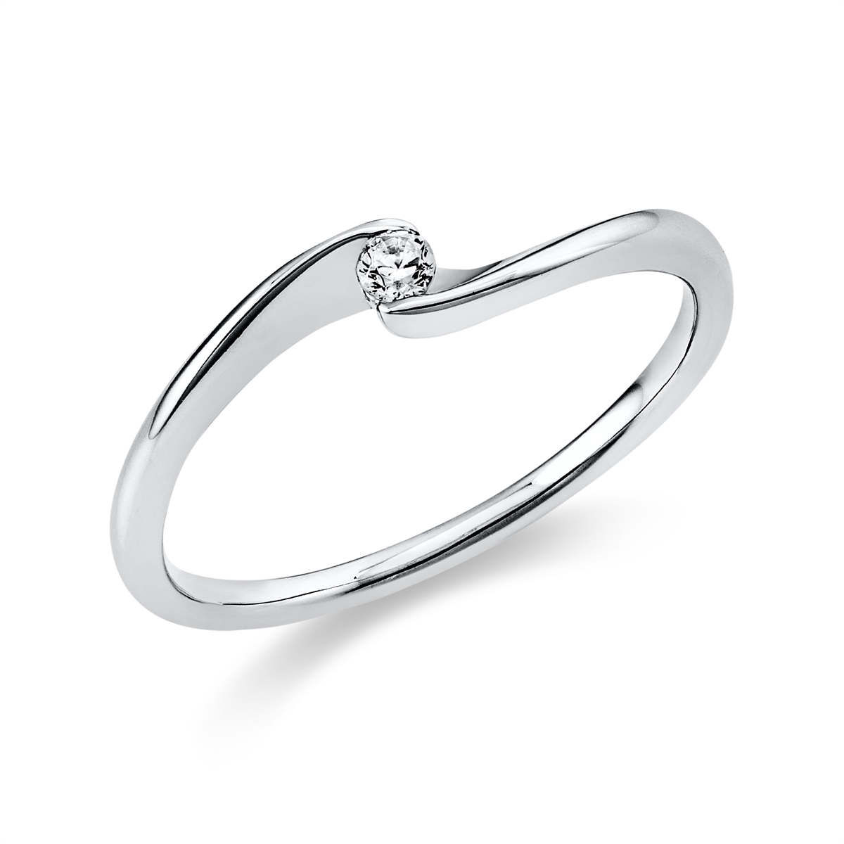 Solitaire Ring 0,05ct