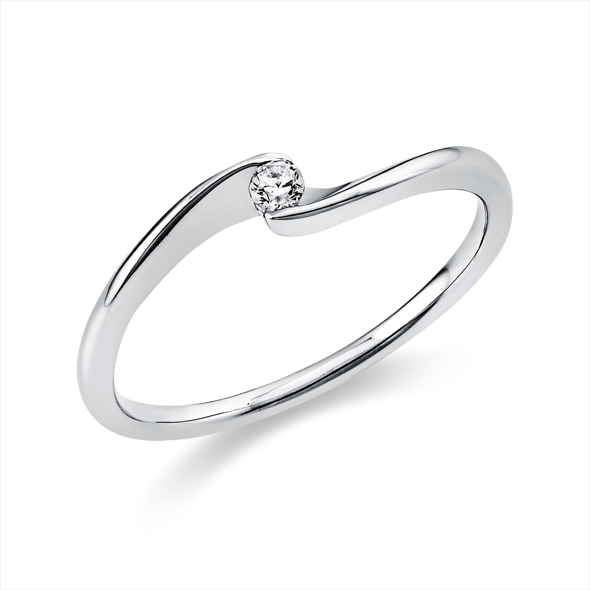 Solitaire Ring 0,05ct