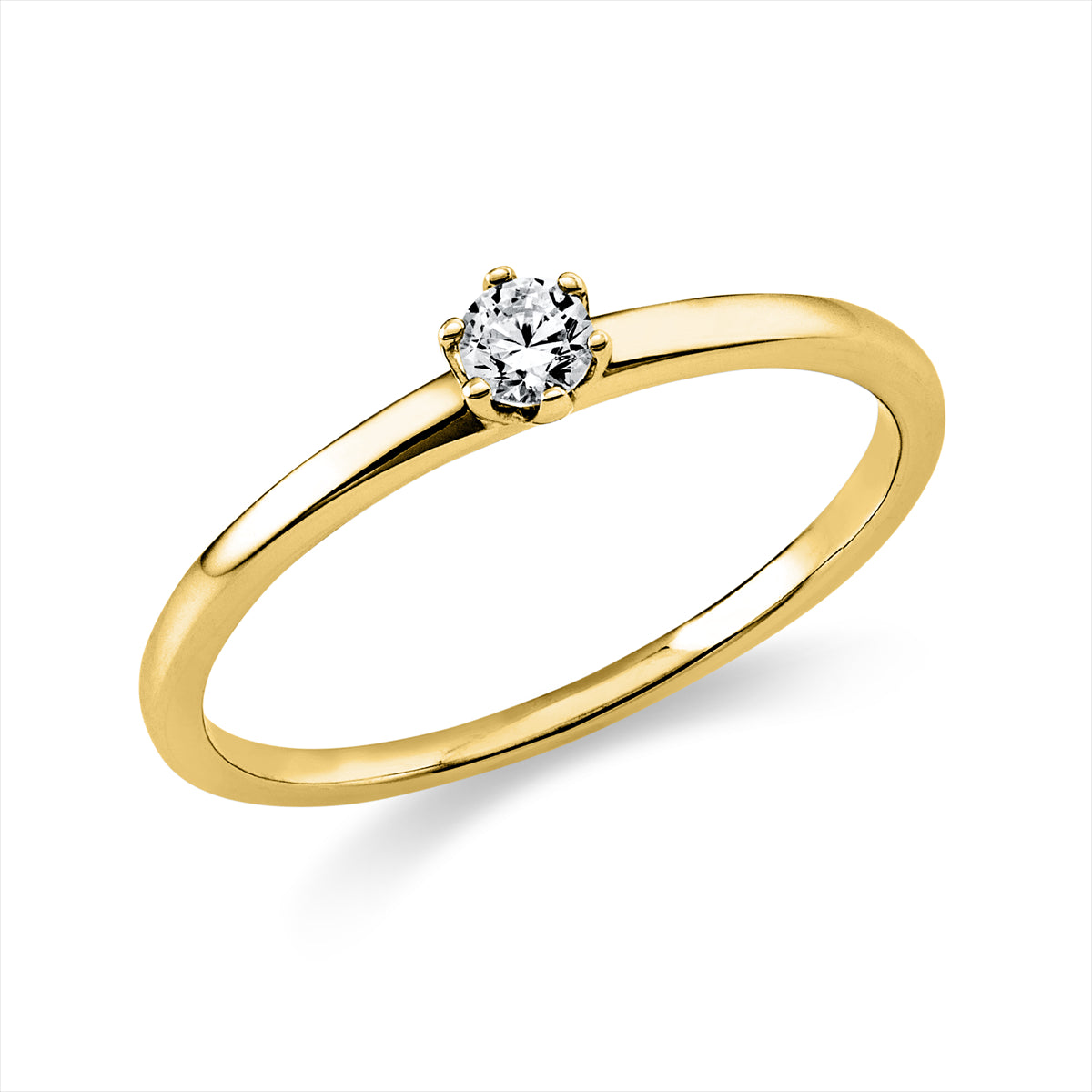 Solitaire Ring 0,1ct