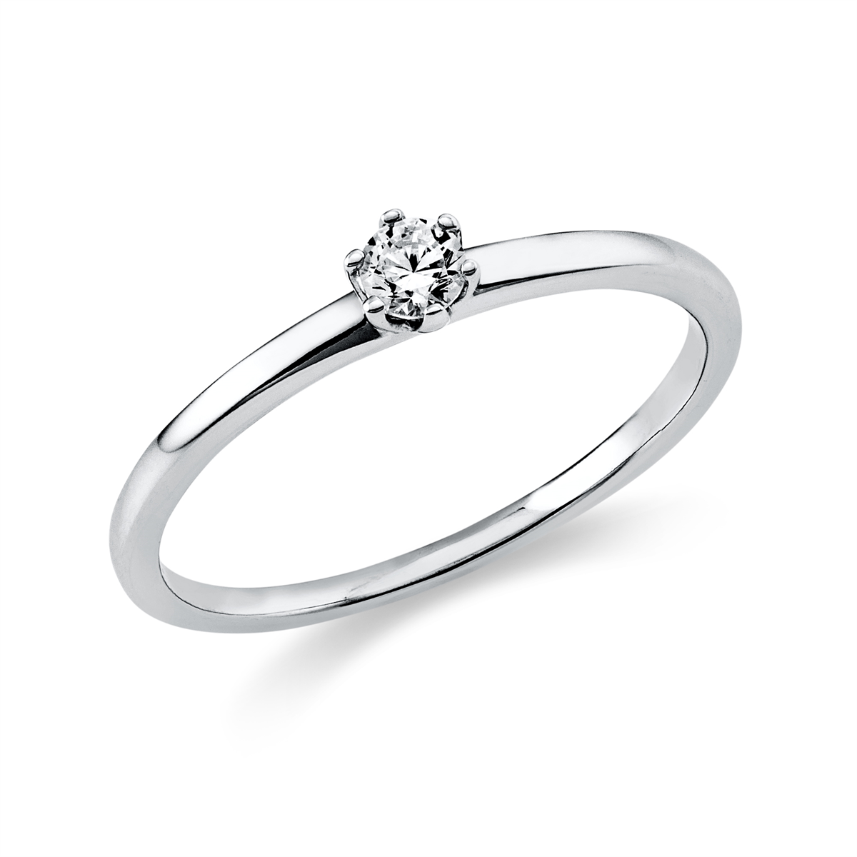 Solitaire Ring 0,1ct