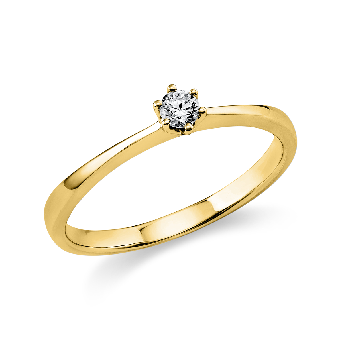 Solitaire Ring 0,1ct