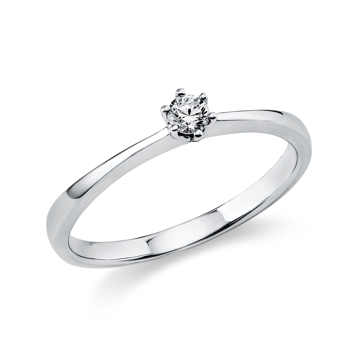Solitaire Ring 0,1ct