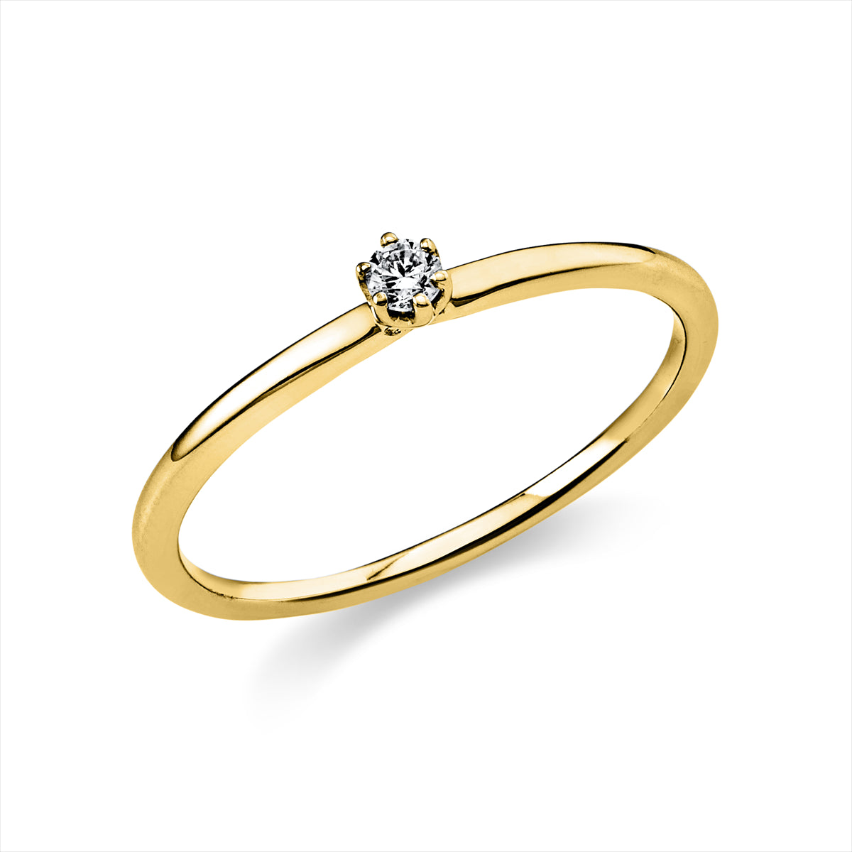 Solitaire Ring 0,05ct