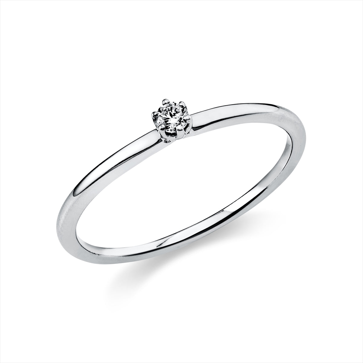 Solitaire Ring 0,05ct