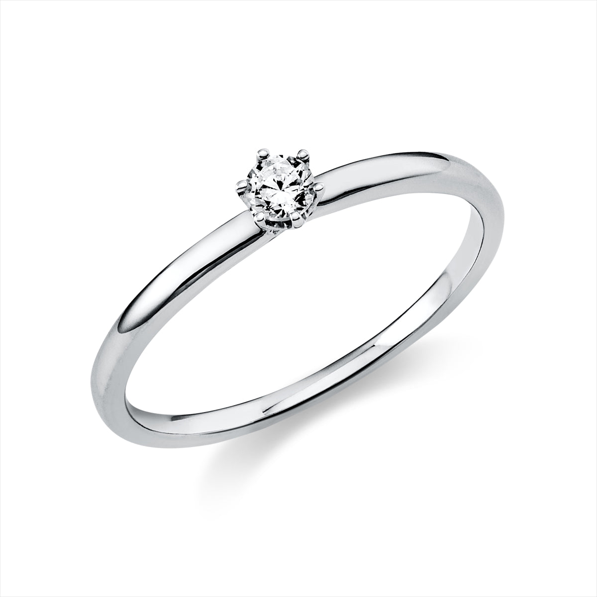 Solitaire Ring 0,1ct