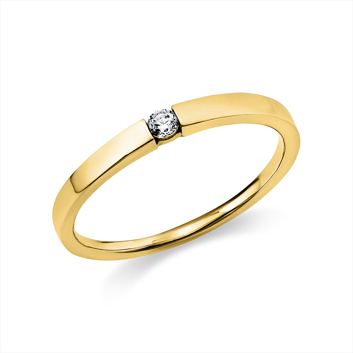 Solitaire Ring 0,05ct