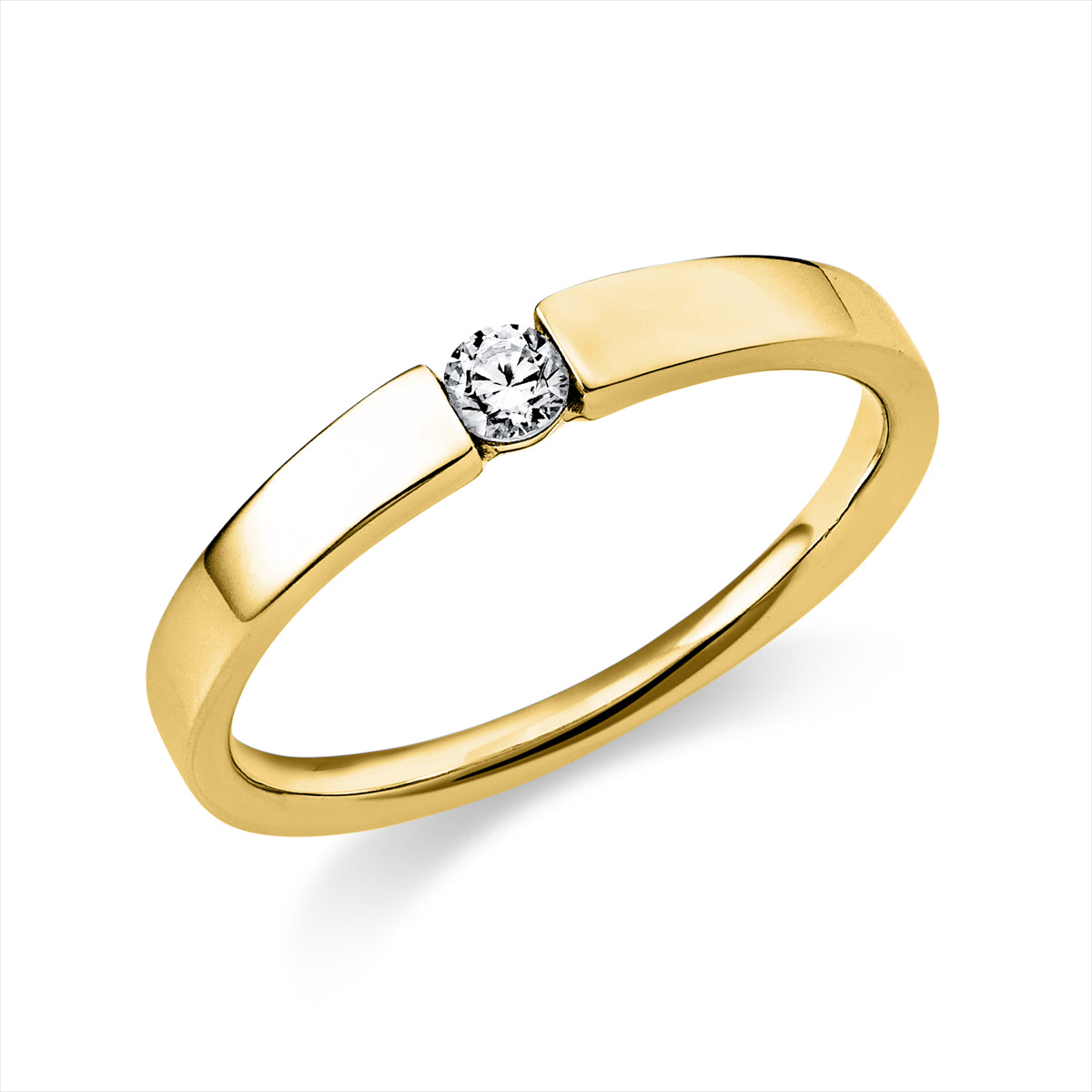 Solitaire Ring 0,1ct
