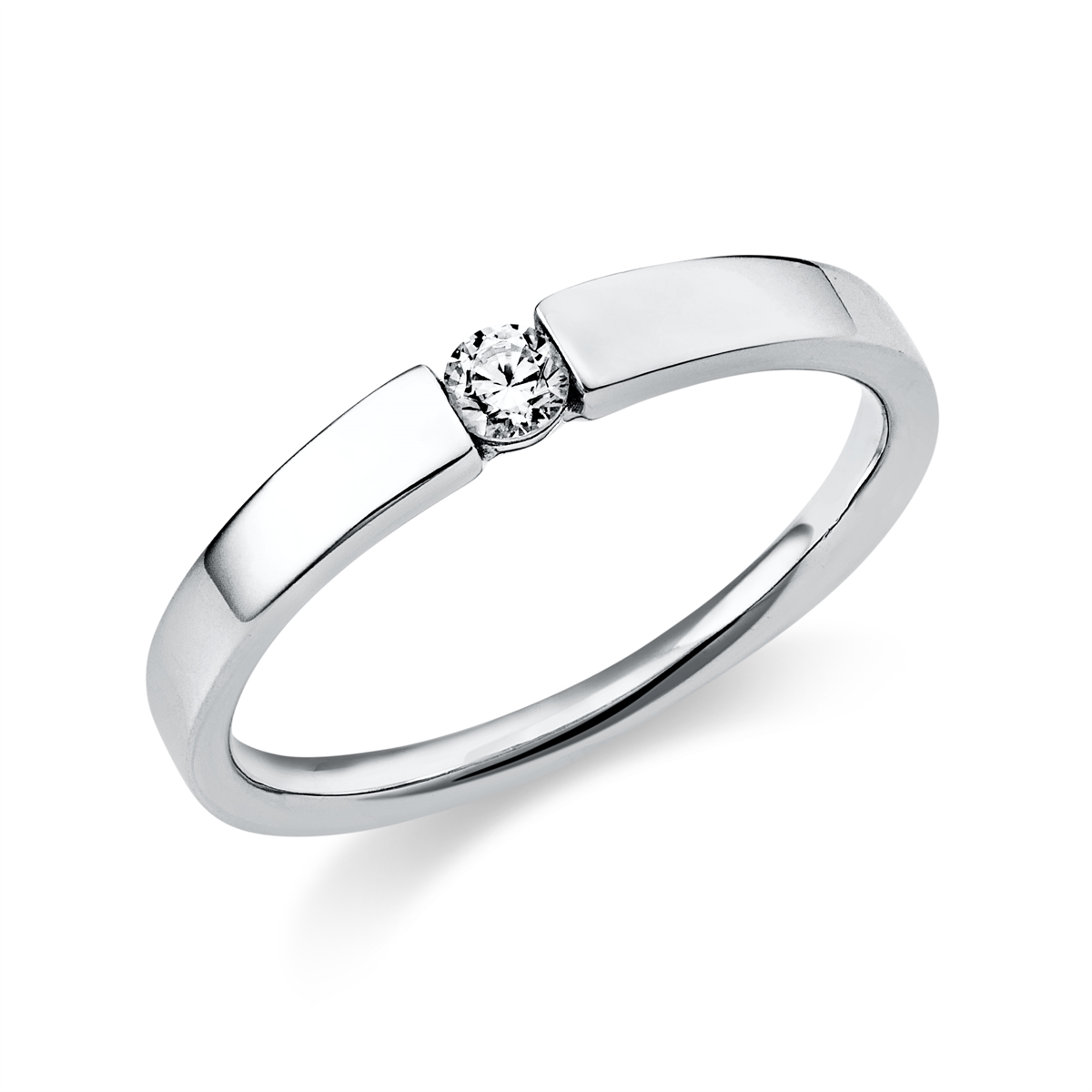 Solitaire Ring 0,1ct