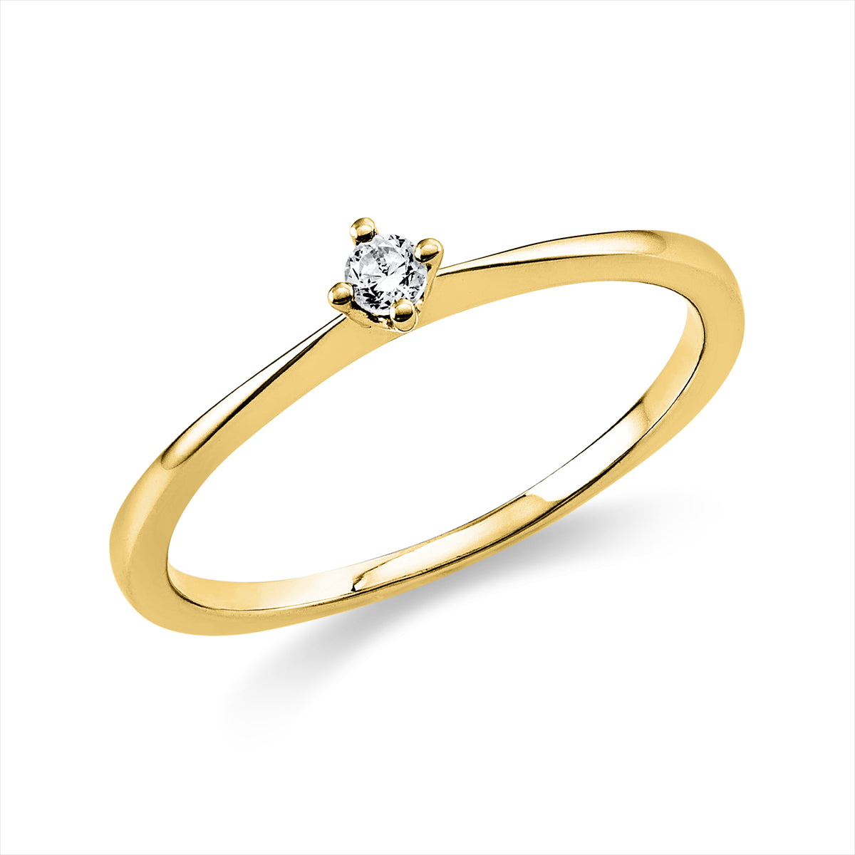 Solitaire Ring 0,05ct