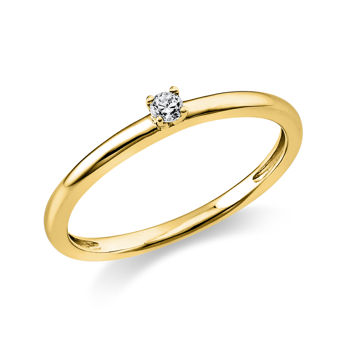 Solitaire Ring 0,05ct